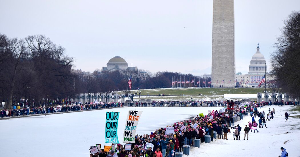 Thousands Protest Trump's Return to White House Days Before His Inauguration