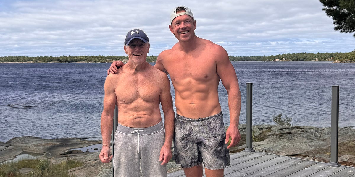 This Grandfather and Grandson Duo Work Out Together for Intergenerational Gains