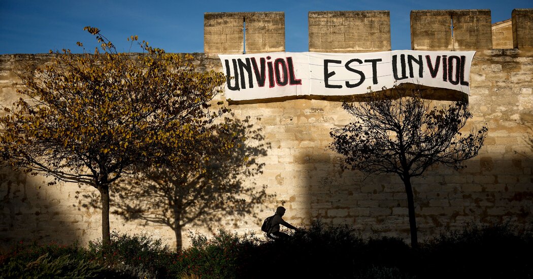 During Pelicot Trial, Avignon's Ramparts Give a Platform to Denounce 'Rape Culture'