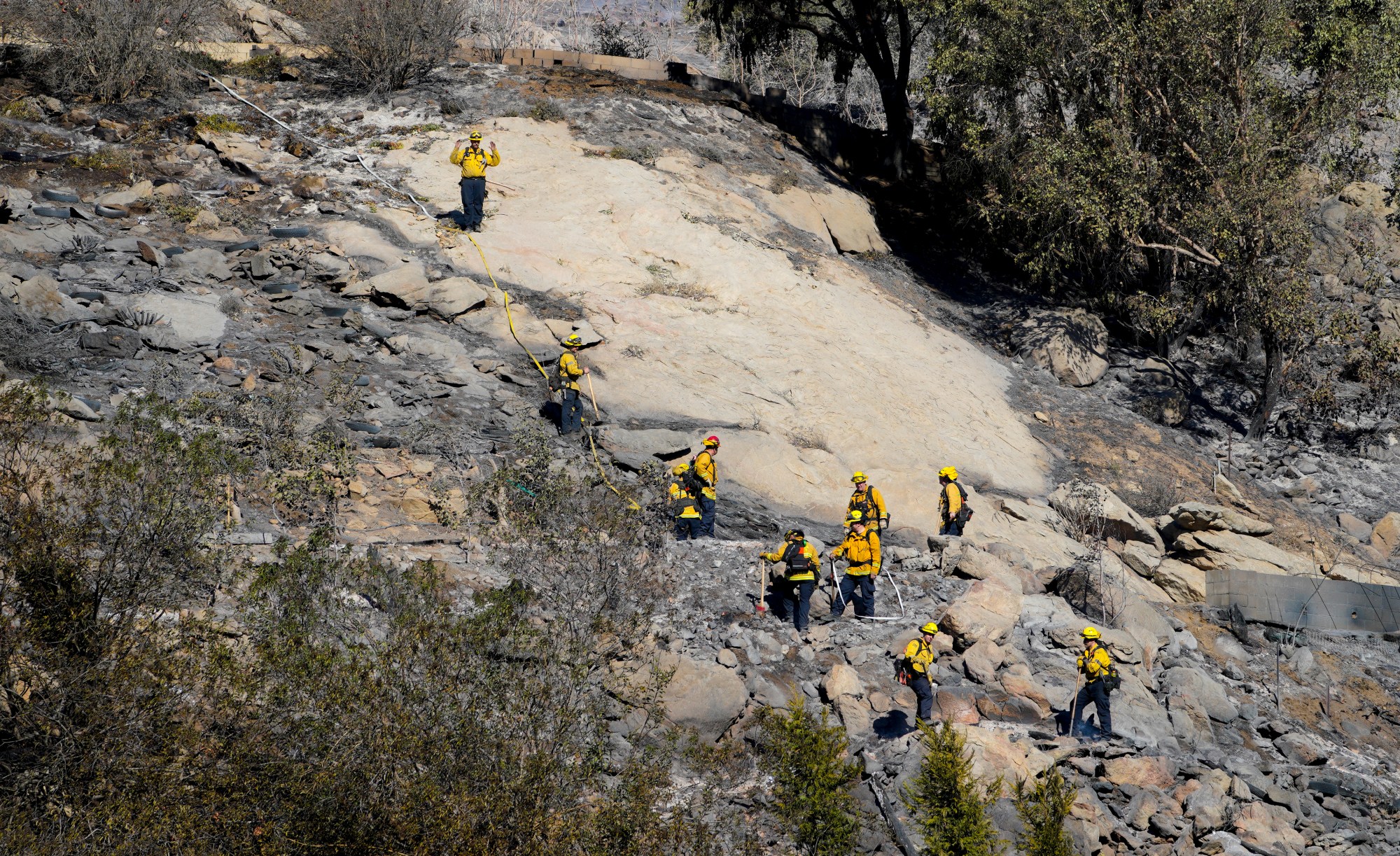 Firefighters gain upper hand after 85-acre Bonsall fire forces evacuations