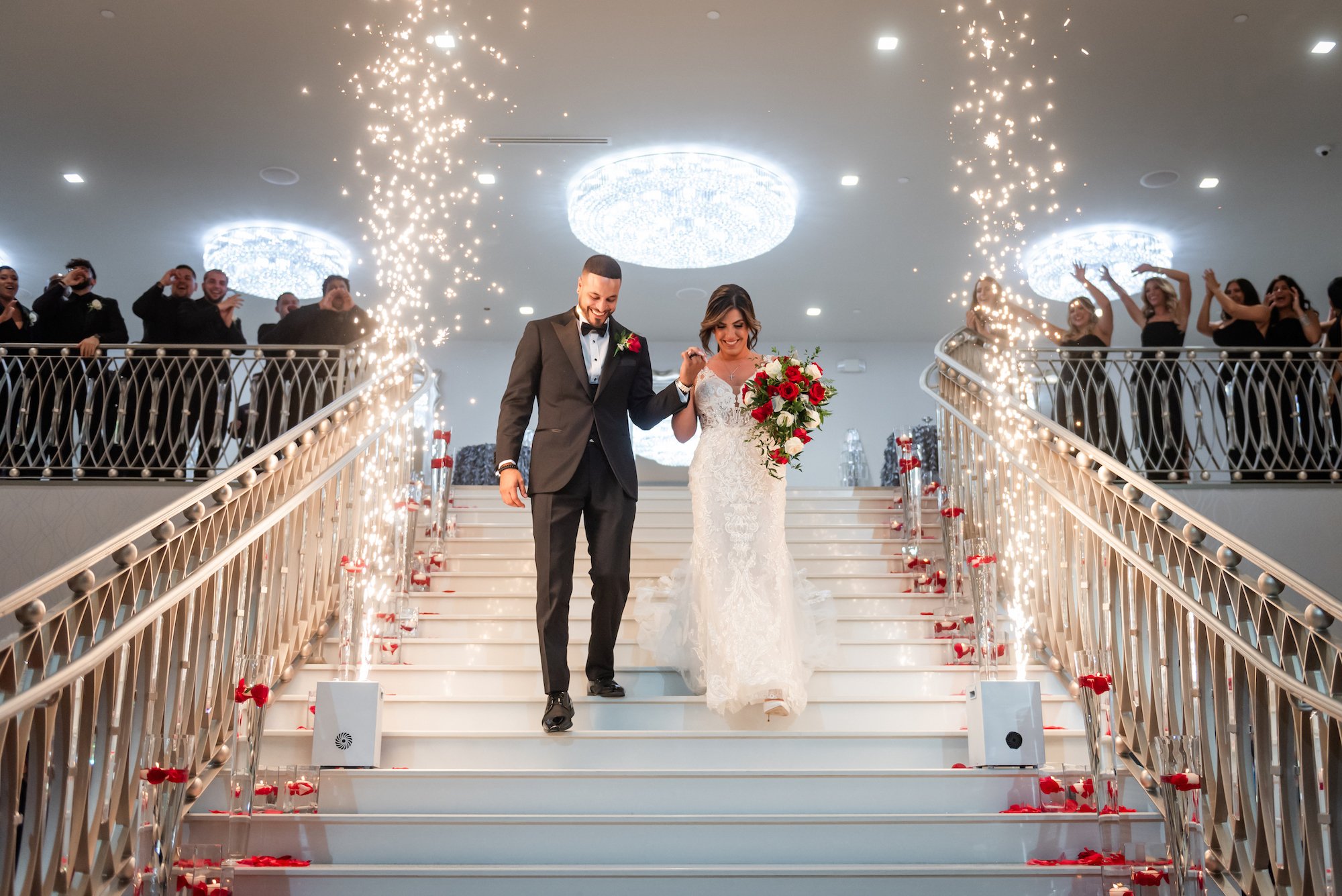 This Wedding Was Filled With Candles and Red Roses - Washingtonian